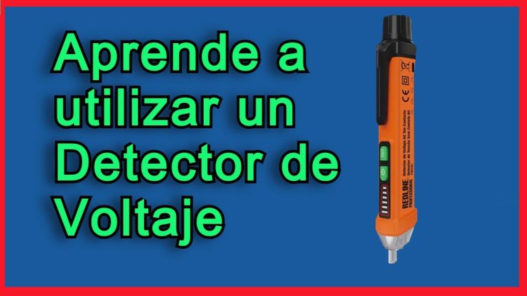 Gu&iacute;a Pr&aacute;ctica para Usar un Detector de Tensi&oacute;n y Prevenir Accidentes