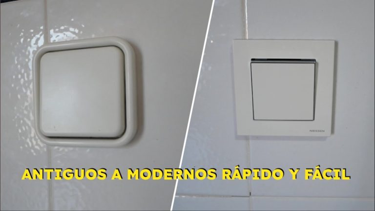 Sustitución de Interruptores Antiguos por Modernos: Guía Práctica